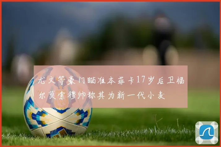 尤文等豪门瞄准本菲卡17岁后卫福尔莫索穆帅称其为新一代小麦